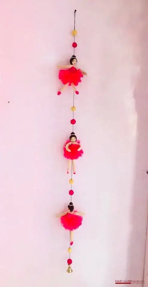Handmade Felt Ballerina Garland