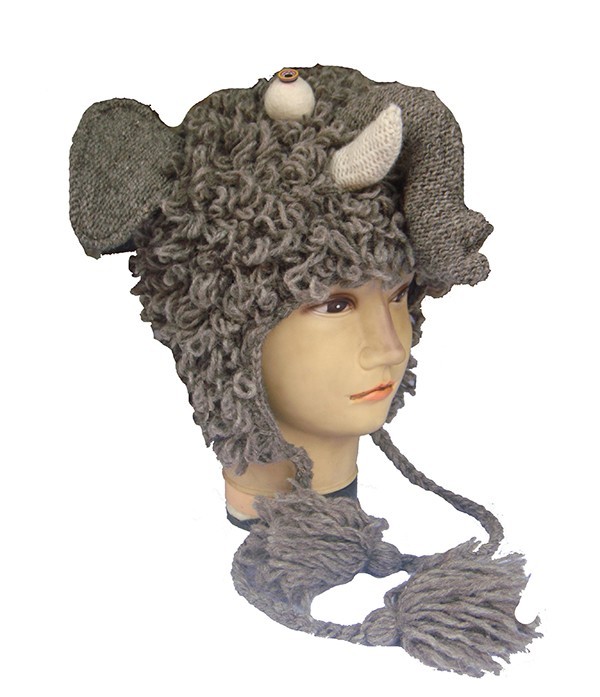 Handmade Woolen Elephant Hat