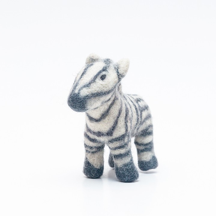 Felt Zebra Toy