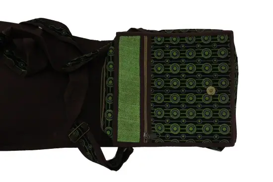 Hemp Green Color Side Bag