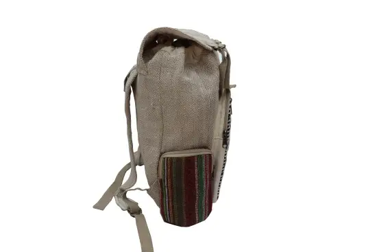 Unique Design Hemp Rucksack Bag