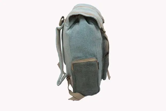 Stylish Hemp Rucksack Bag