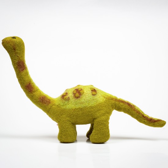 Felt Green Dinosaur Toy