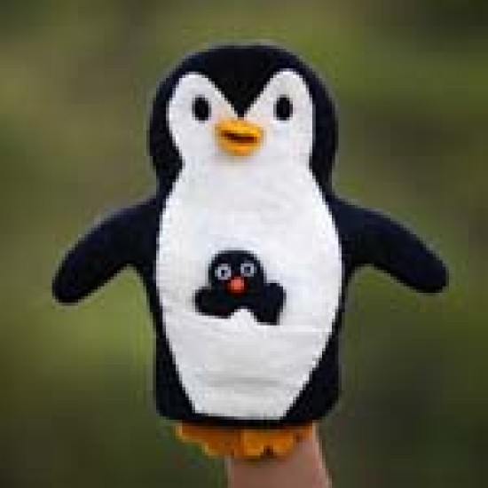 Penguin Felt Hand Puppet