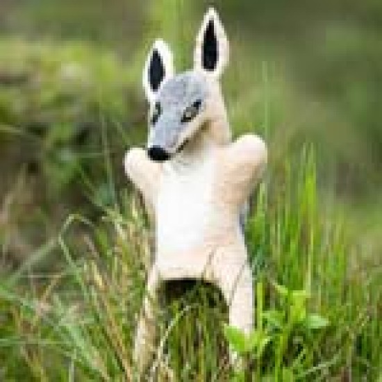 Handmade Felt Fox Hand Puppet