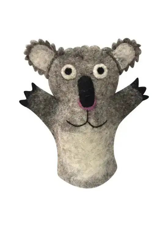 Grey Colored Koala Designed Hand Puppet