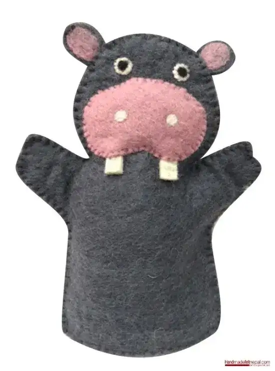 Dark Grey Colored Hypo Designed Hand Puppet