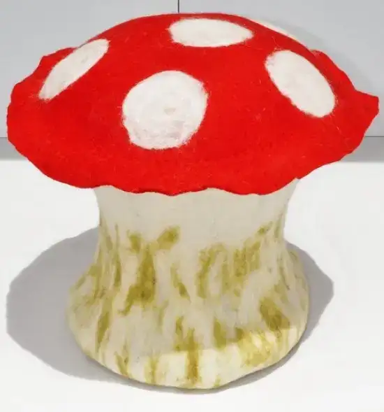 Handmade Felt Mushroom Design Tool