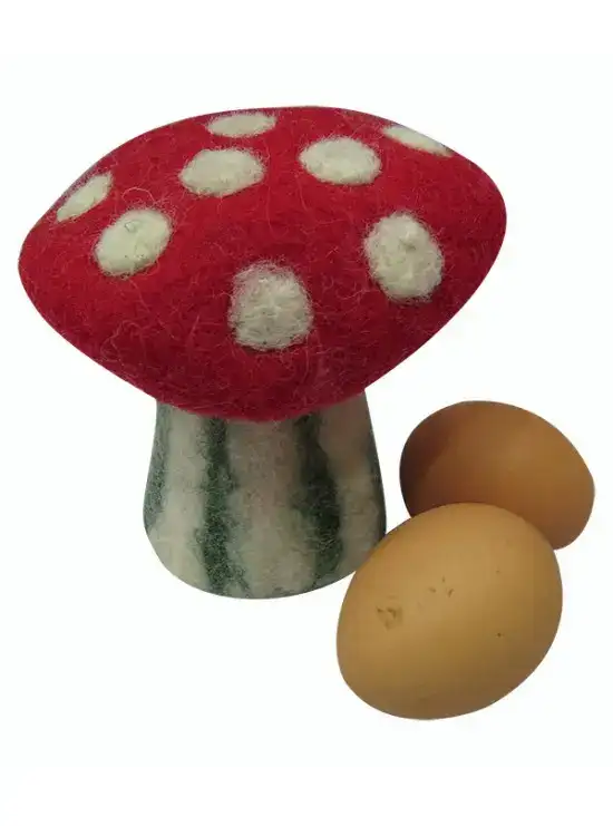 Felt Mushroom Designed Egg Warmer
