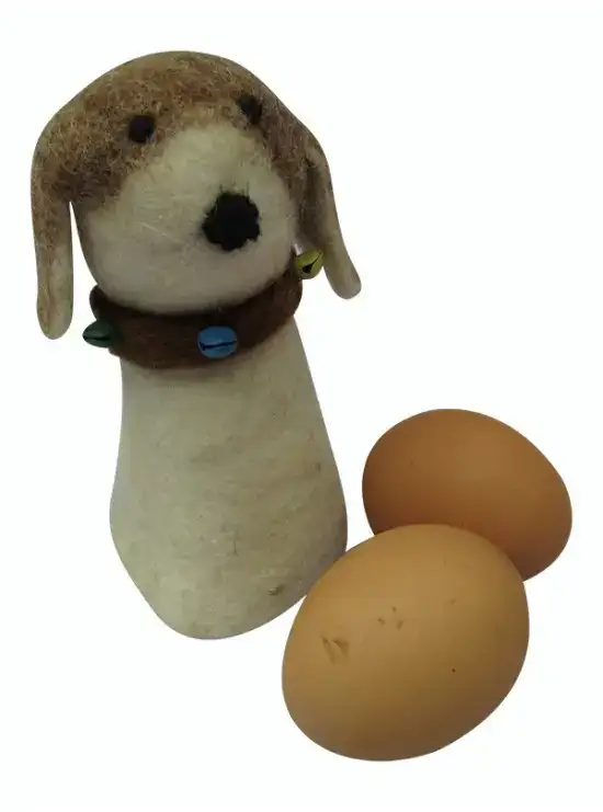 Felt Dog Designed Egg Warmer