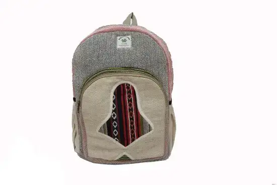 Handmade Hemp School Bag