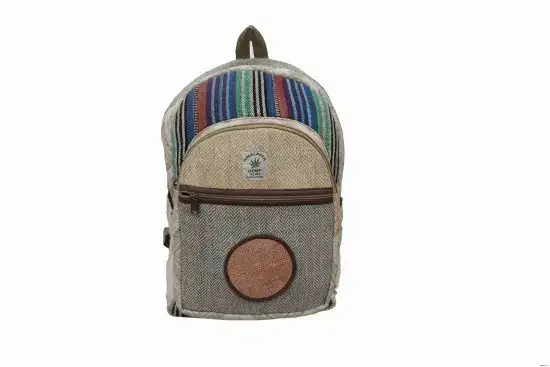 Multi-Color Thc Free Hemp Backpack