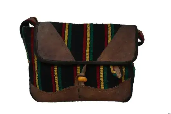 Multi Color Design Hemp Side Bag