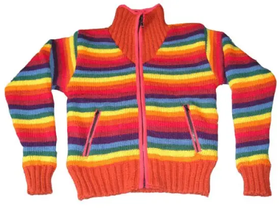 Multi-color Woolen Baby Jacket