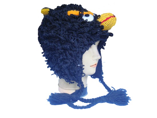Handmade Woolen Angry Bird Design Hat