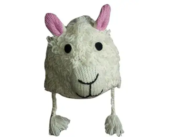 Handmade Woolen Sheep Hat