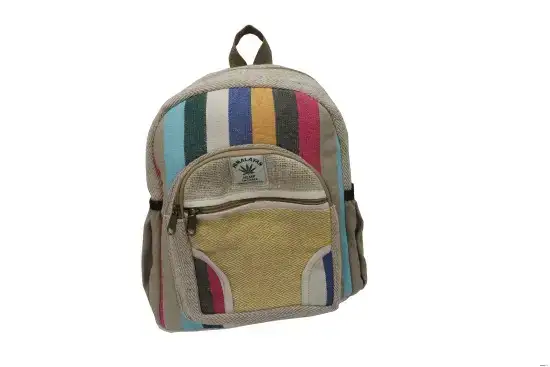 Eco-Friendly Colorful Hemp Backpack
