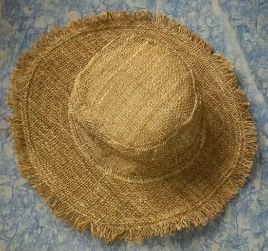 Handmade Hemp Plain Hat