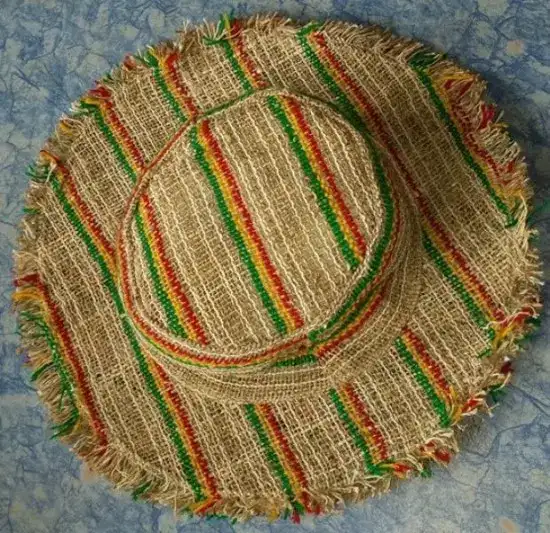 Handmade Colorful Hemp Hat