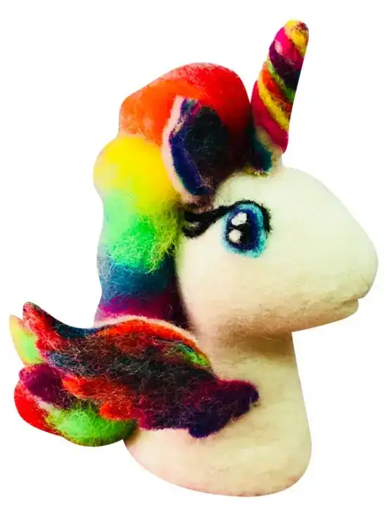 Unicorn Designed Egg Warmer - Rainbow Color}