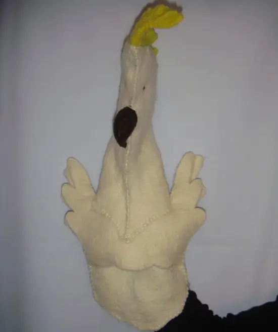 Handmade Felt Chicken Design Hand Puppet