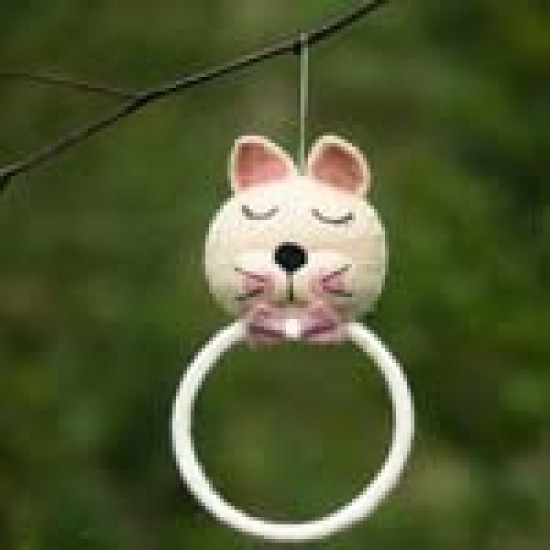 Handmade Felt  Rabbit Hanging Toy
