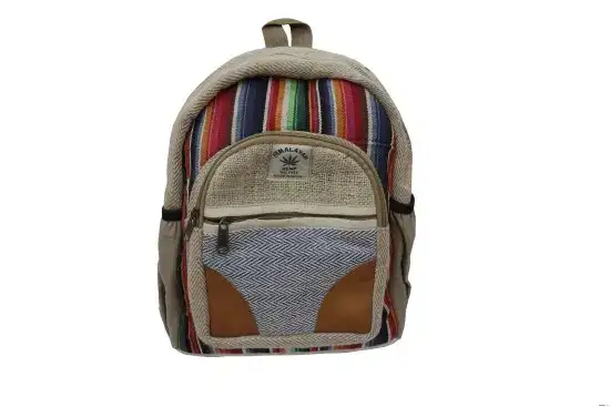 Unique Design Eco-Friendly Hemp Backpack
