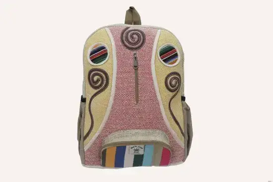 Stylish Unique Design Hemp Backpack