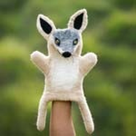 Handmade Felt Fox Hand Puppet